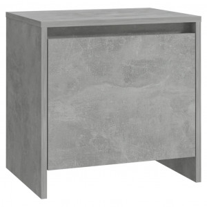 Mesa de cabeceira 45x34x44.5cm derivados madeira cinza cimento H