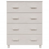 Aparador HAMAR 79x40x103.5 cm pinho maciço branco 3