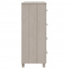 Aparador HAMAR 79x40x103.5 cm pinho maciço branco 5