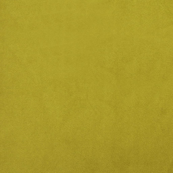 Banqueta com arrumação redonda veludo 31 x 37 cm cor mostarda M 5