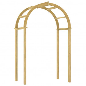 Arco de madera de pino macizo impregnado 141x97x243 cm H