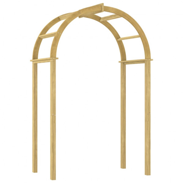 Arco de madera de pino macizo impregnado 141x97x243 cm M 2