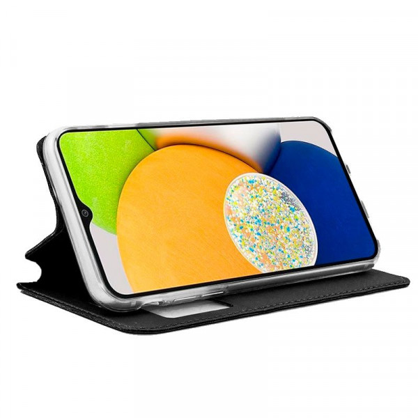 Fundação COOL Capa de Flip para Samsung A035 Galaxy A03 Black Lise M 2
