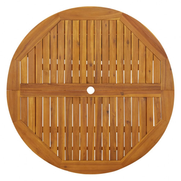 Mesa de jardim dobrável 110 cm madeira de acácia maciça M 4