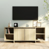 Mueble para TV madera contrachapada roble Sonoma 130x35x50 cm 1