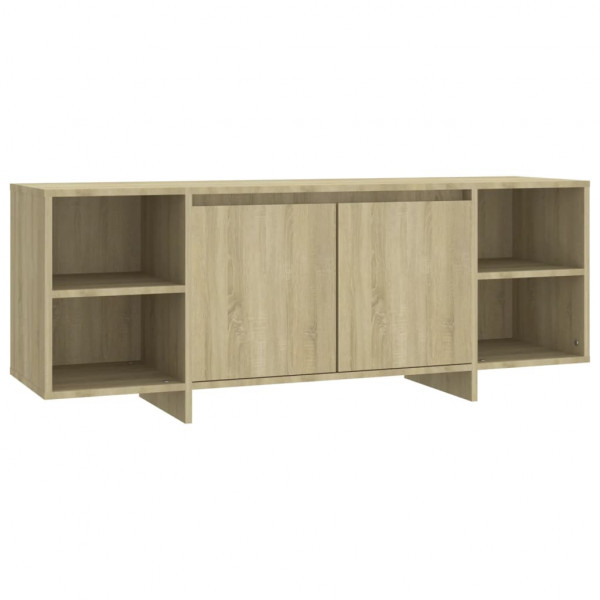 Mueble para TV madera contrachapada roble Sonoma 130x35x50 cm M 2