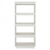 Estantería/divisor de espacios madera pino blanco 60x35x135 cm 5