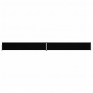 Toldo lateral retrátil 117x1200 cm preto H