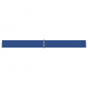 Toldo lateral retráctil azul 117x1200 cm H