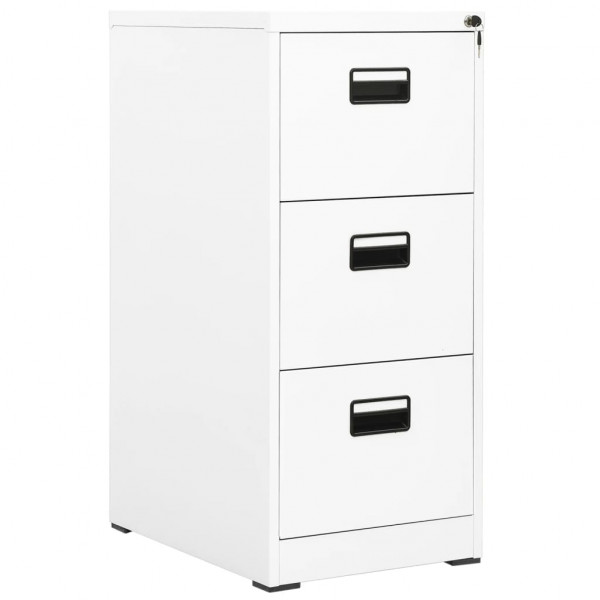 Armario archivador de acero blanco 46x62x102.5 cm D