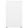 Armario archivador de acero blanco 46x62x102.5 cm 4
