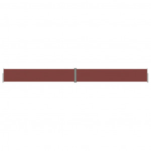 Toldo lateral retrátil 117x1200 cm castanho H