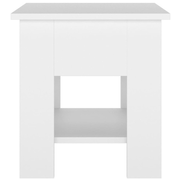 Mesa de centro blanco madera contrachapada 40x40x42 cm M 5