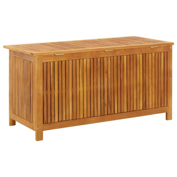 Caja de almacenaje de jardín madera maciza acacia 113x50x58 cm M 5