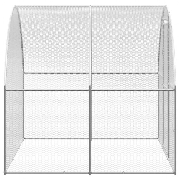 Galinheiro de exterior 3x2x2 m aço galvanizado M 3