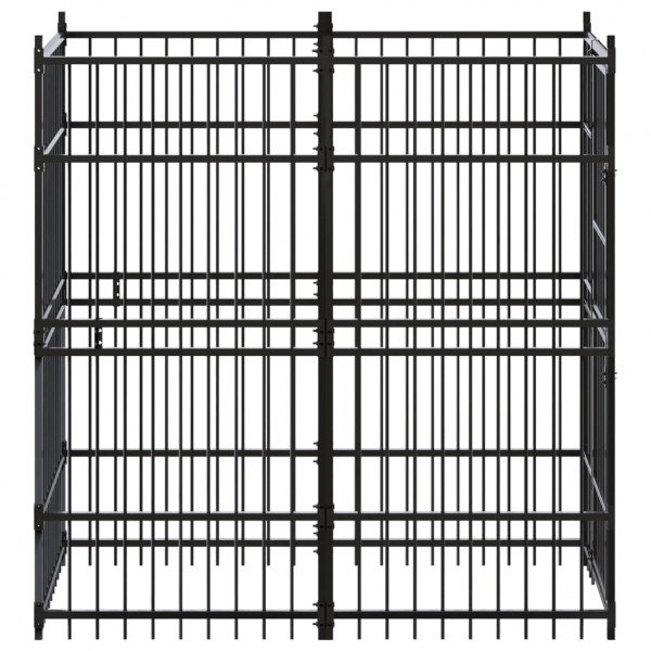 Perrera de exterior de acero 1.84 m² M 3