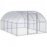 Gallinero de exterior de acero galvanizado 3x4x2 m 1