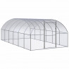 Galinheiro de exterior 3x6x2 m aço galvanizado 1