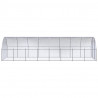 Gallinero de exterior de acero galvanizado 3x8x2 m 3