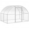 Gallinero de exterior de acero galvanizado 3x12x2 m 5