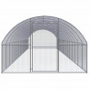 Galinheiro de exterior 3x16x2 m aço galvanizado 2