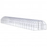 Gallinero de exterior de acero galvanizado 3x20x2 m 1