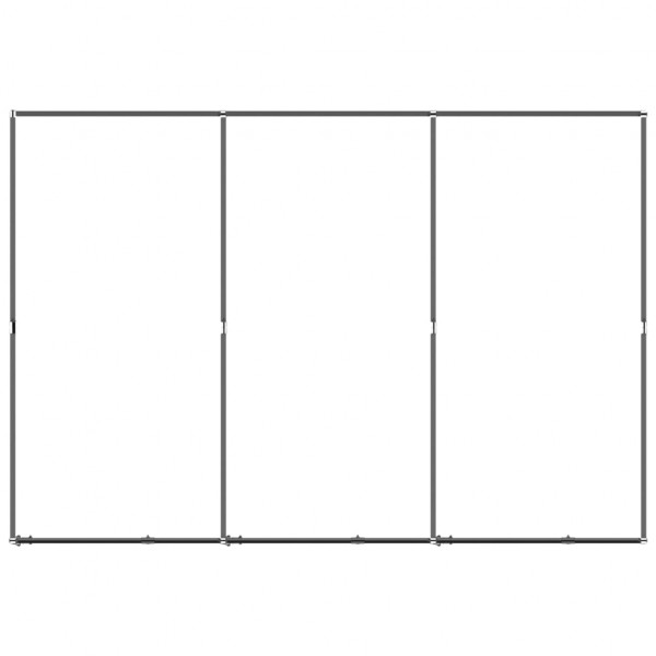 Canil de exterior 5.53 m² aço M 4