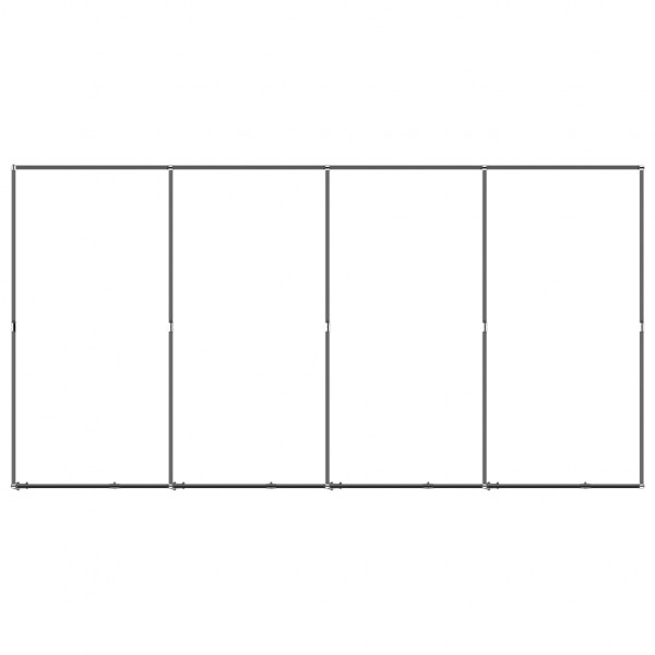 Perrera de exterior de acero 7.37 m² M 4