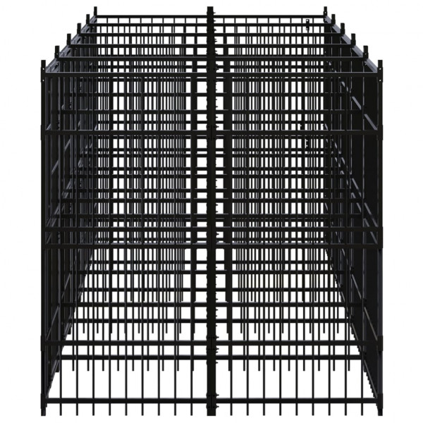 Canil de exterior 9.22 m² aço M 3