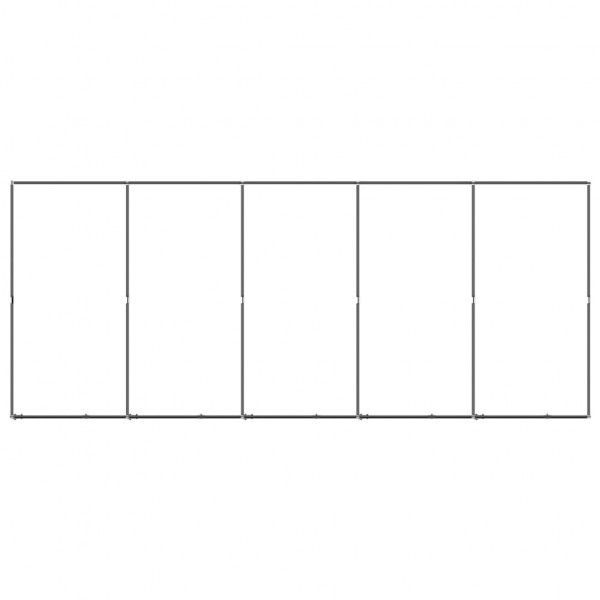 Perrera de exterior de acero 9.22 m² M 5