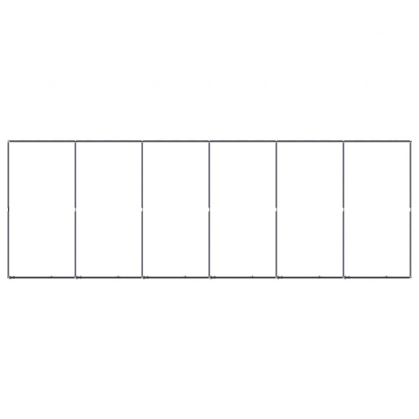 Canil de exterior 11.06 m² aço M 4