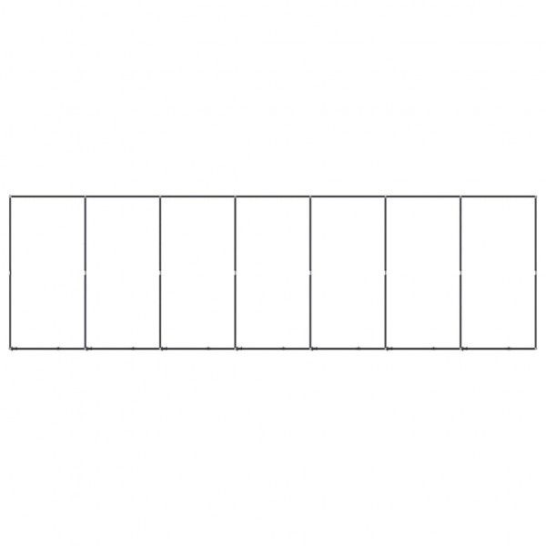 Perrera de exterior de acero 12.9 m² M 4