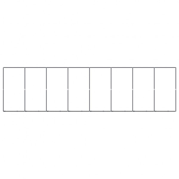 Canil de exterior 14.75 m² aço M 4