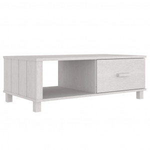 Mesa de centro HAMAR 100x55x35 cm pinho maciço branco H