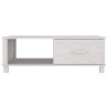 Mesa de centro HAMAR 100x55x35 cm pinho maciço branco 5