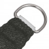Toldo de vela gris antracita HDPE 160 g/m² 5x6x6 m 4