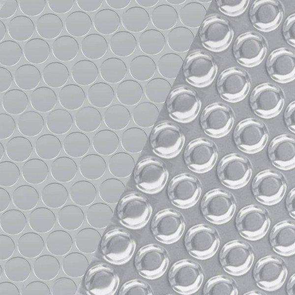 Cubierta de piscina PE plateado 975x488 cm M 4