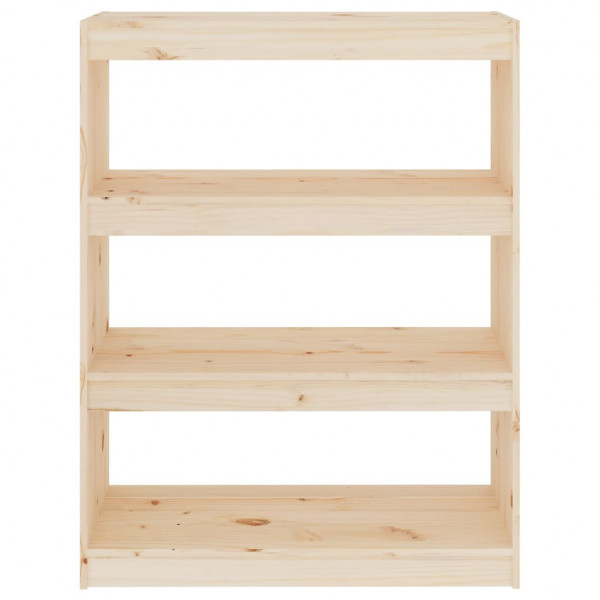 Estantería/divisor de espacios madera de pino 80x30x103.5 cm M 5