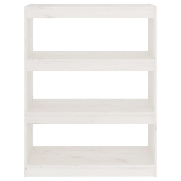 Estantería/divisor de espacios madera pino blanco 80x30x103.5cm M 5