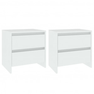 Mesitas de noche 2 uds madera contrachapada 45x34.5x44.5 cm H