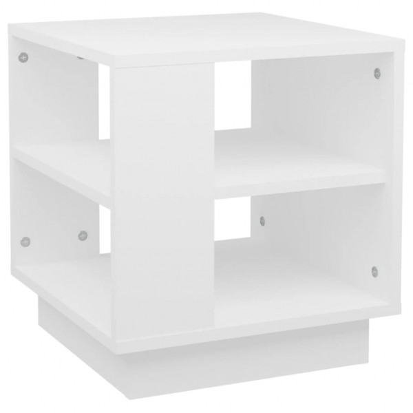 Mesa de centro madera contrachapada blanco 40x40x43 cm M 2