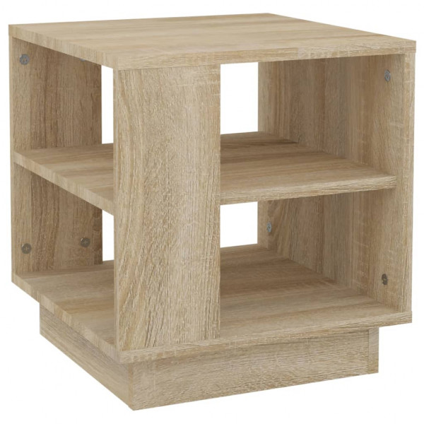 Mesa de centro madera contrachapada roble Sonoma 40x40x43 cm M 2