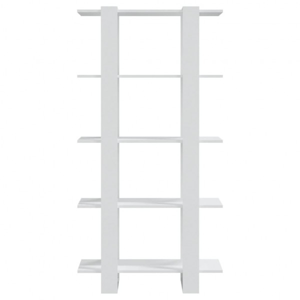 Estante/divisória derivados de madeira branco M 5