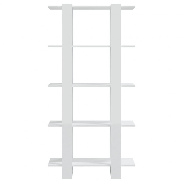 Estante/divisória 80x30x160 cm branco brilhante M 5