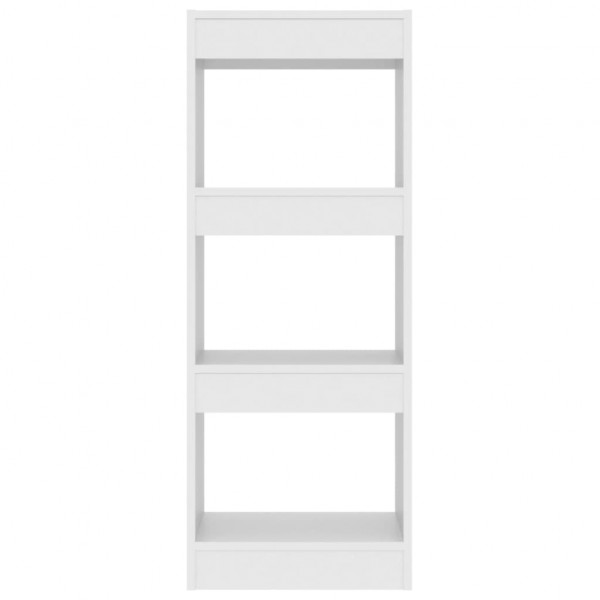 Estantería/divisor madera de ingeniería blanco 40x30x103 cm M 5