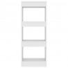 Estante/divisória 40x30x103 cm derivados de madeira branco 5