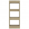 Estantería/divisor madera ingeniería roble Sonoma 40x30x103 cm 5