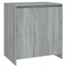 Aparador de madera contrachapada gris Sonoma 70x41x75 cm 2