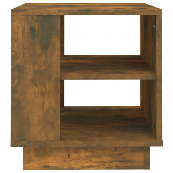 Mesa de centro madera contrachapada roble ahumado 40x40x43 cm M 5