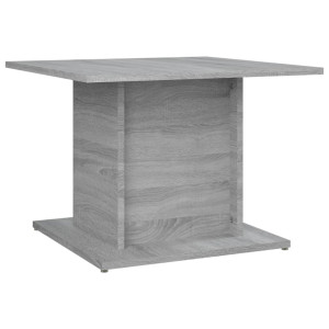 Mesa de centro madera de ingeniería gris Sonoma 55.5x55.5x40 cm H
